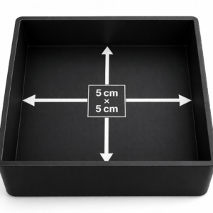 5x5 cm czarny