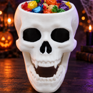 Miska na cukierki Czaszka Halloween dekoracja 💀